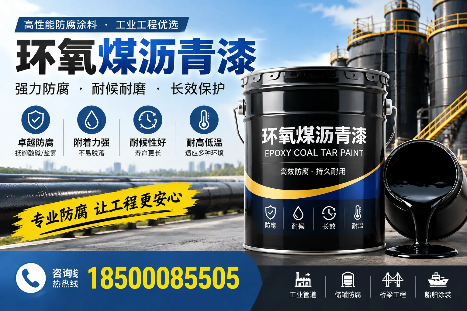 环氧煤沥青漆的施工方法与注意事项，确保在天门顺利完成